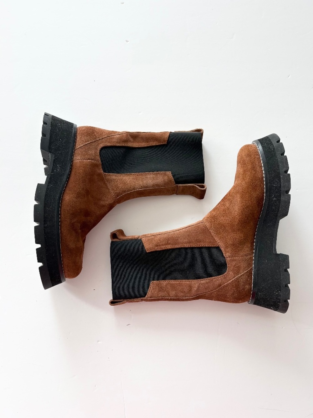 3.1 Phillip Lim Kate lug sole suede boots